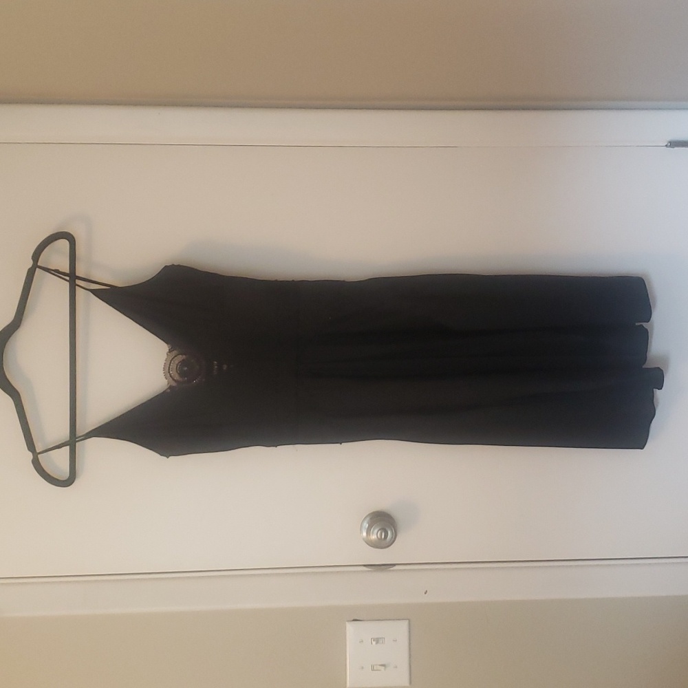 A Mysterious and Magical Black Silk Dress